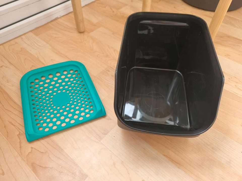 Tupperware, Zwiebellager, Schwarz türkis, NEU! in Leipzig