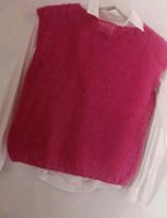 Damen Pullunder Alpaca/Seide Wolle S Cerise/Pink Weste Hessen - Maintal Vorschau