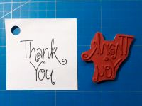 Stempel "Thank You", scrapbooking, basteln Niedersachsen - Heeslingen Vorschau