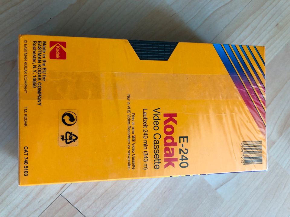 3 Original Verpackte VHS-Cassetten 2x KODIAK 1x BASF in Pinneberg