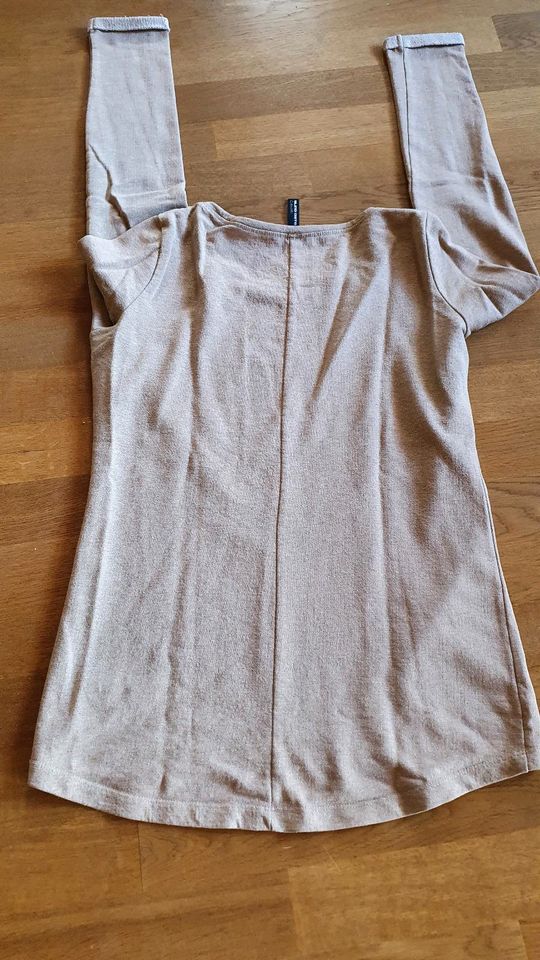 Casual Sweatshirt Gr. 38 40 in Beige, Glitzer, Straß in Amstetten