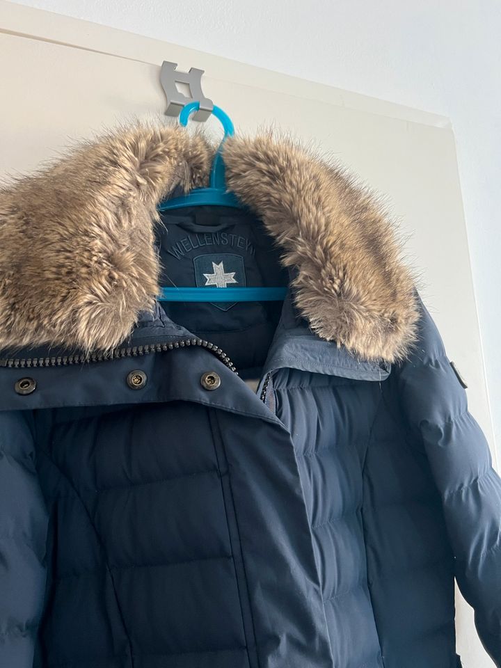 Wellensteyn Abendstern blaue winddichte Winterjacke S Mantel in München