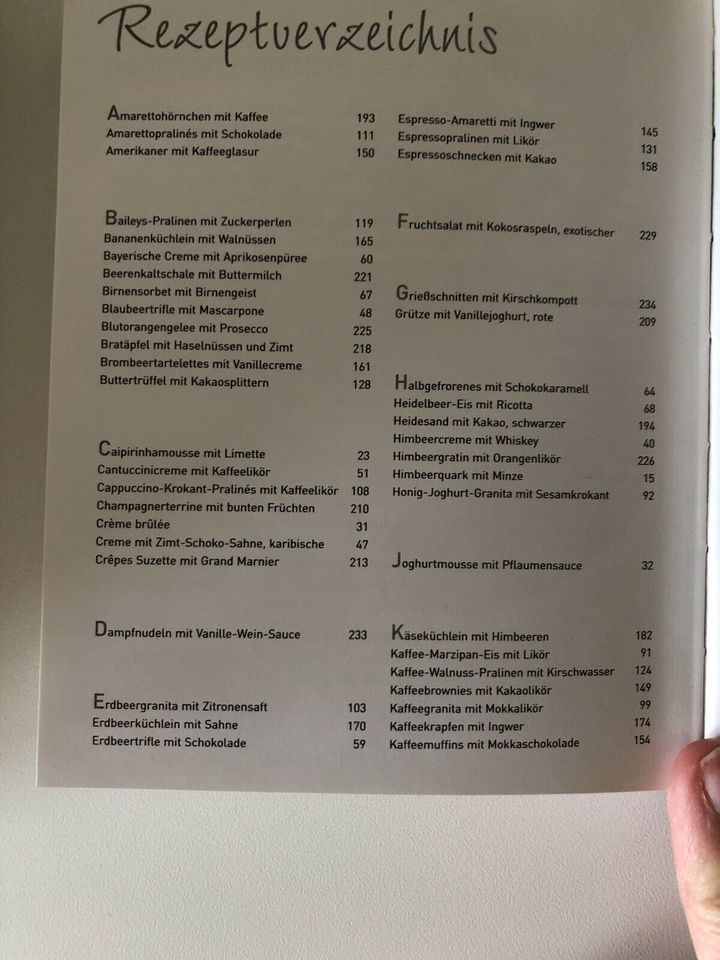 Buch für Naschkatzen / Dessertbuch in Hille