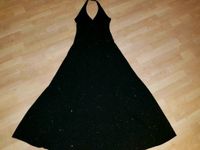 Abendkleid Abiball Ball Kleid schwarz lang Glitzer Neckholder Hessen - Niddatal Vorschau