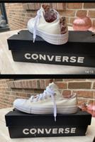 Converse NEU beige/Blümchen mit Karton Schleswig-Holstein - Neumünster Vorschau
