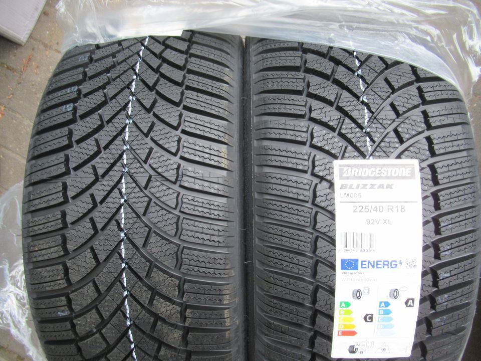 Bridgestone Blizzak LM 005 -225/40 R18 92V XL, Winterreifen Neu ! in  Rheinland-Pfalz - Ockenheim | Reifen & Felgen | eBay Kleinanzeigen ist  jetzt Kleinanzeigen