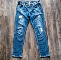 TOP! Cambio Jeans Lili long Gr. 40 blau destroyed mit Nieten Nordrhein-Westfalen - Plettenberg Vorschau