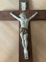 Altes Holzkreuz Korpus Porzellan Bayern - Amberg Vorschau