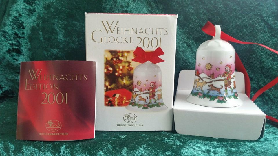 HUTSCHENREUTHER WEIHNACHTSGLOCKE 2001 mit OVP !! 7,5 cm Top in Wiesbaden