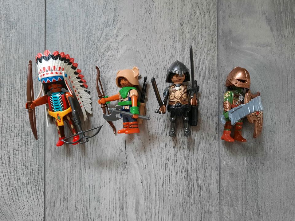 Playmobil Figuren Indianer, Jäger, 2 Ritter in Dresden