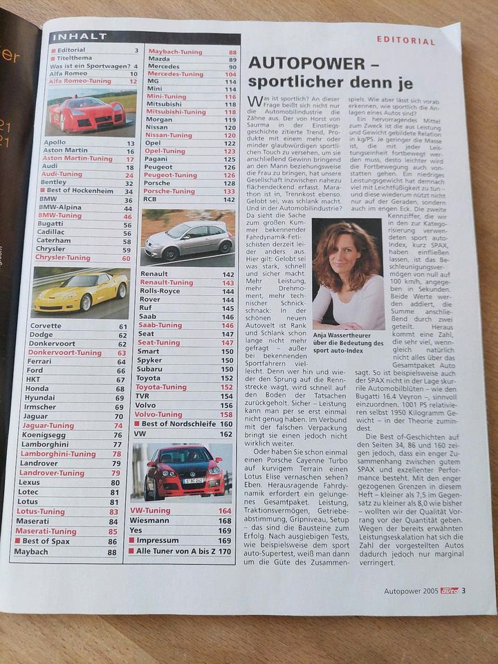 sport auto Katalog 2005 Autopower in Heilbronn