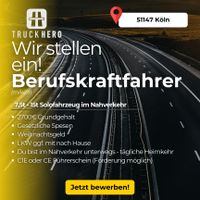 LKW-Fahrer (m/w/d) Top Gehalt im Nahverkehr C1E - CE gesucht Köln - Porz Vorschau