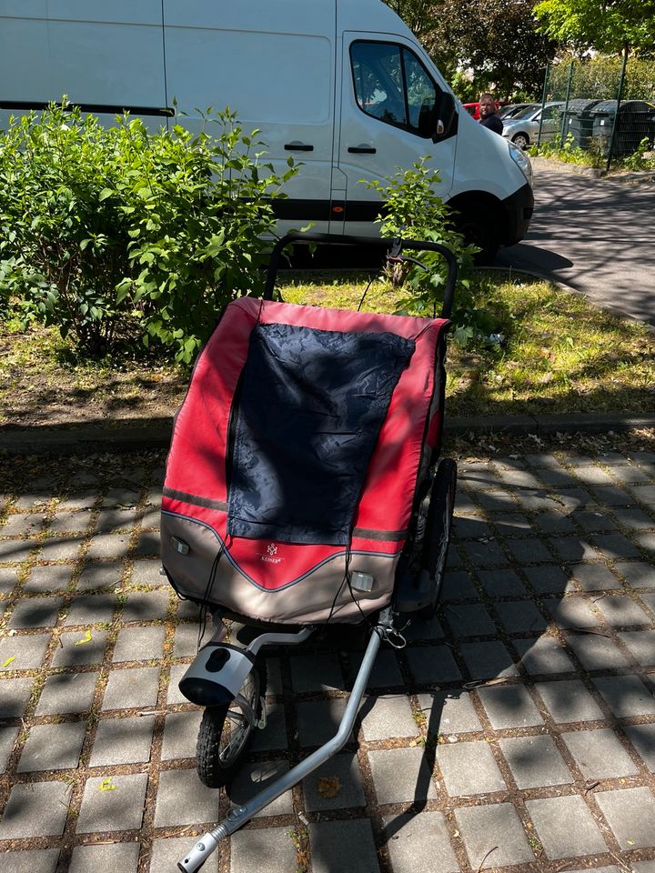 Kinderwagen, fahrradanhänger kesser 2 kinder in Halle