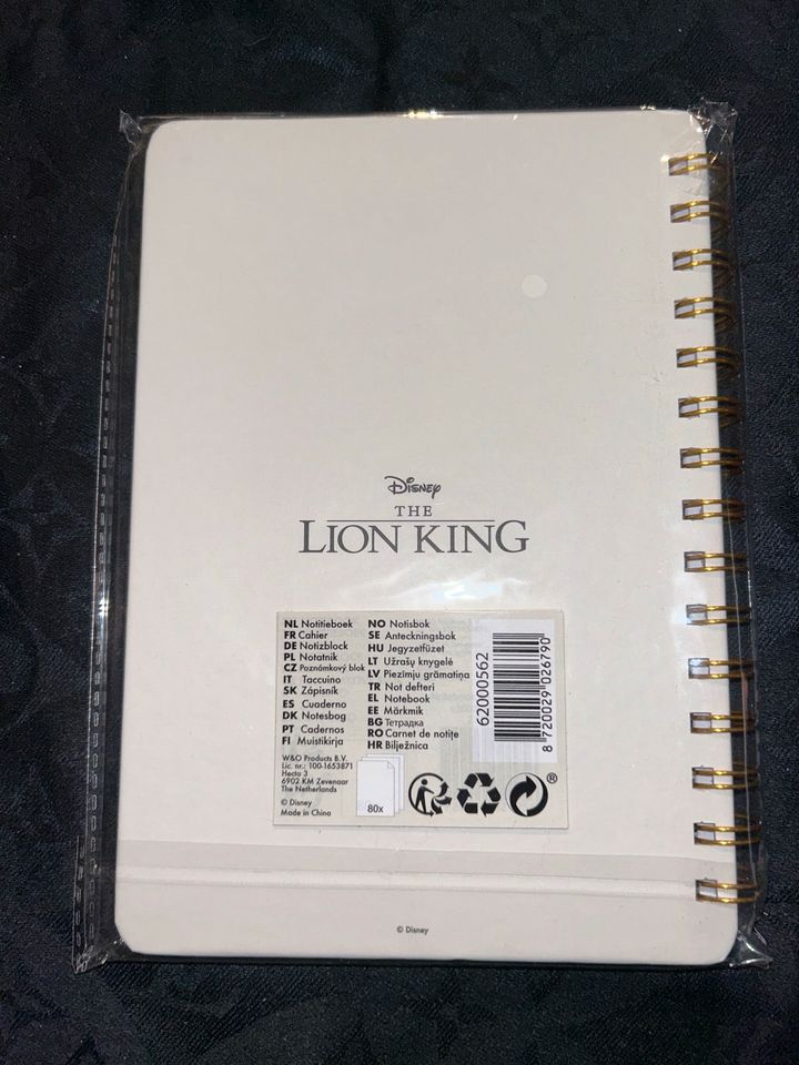 Notizblock Disney The Lion King A5 NEU in Schwarzenbruck