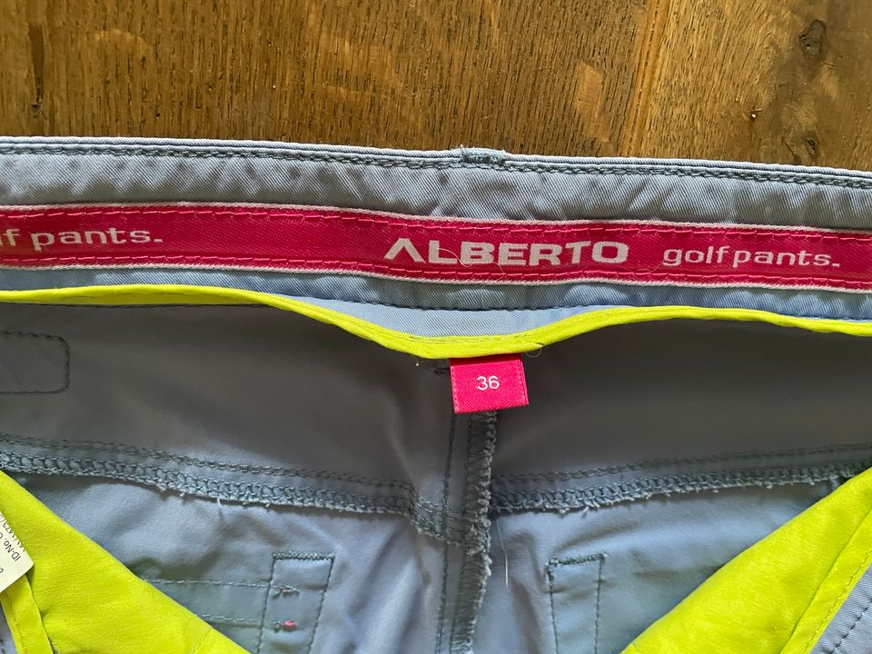 Alberto Golf Hose Gr 36 Damen blau in Essen