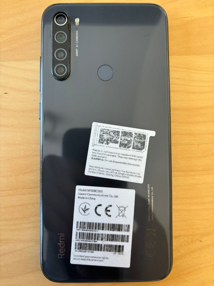 Xiaomi Redmi Note 8T silber 128GB in Heidelberg