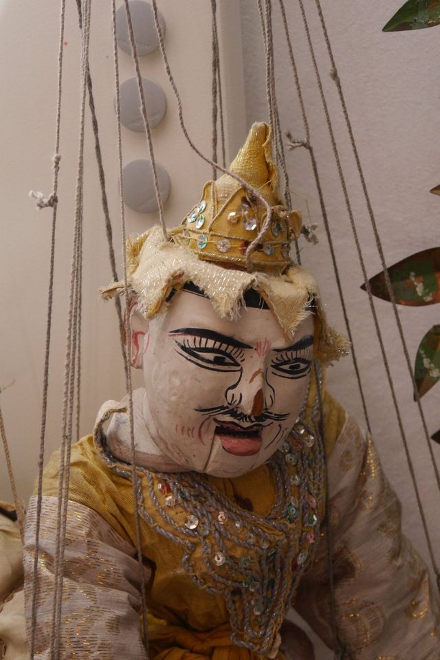 Marionette Mianmar/Thailand ca. 70cm gebraucht, bespielbar in Mannheim