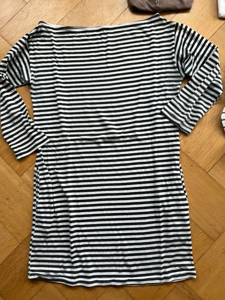 Longsleeves langarm Shirts Gr. S 36 Tom Tailor H&M Streifen weiß in Jena