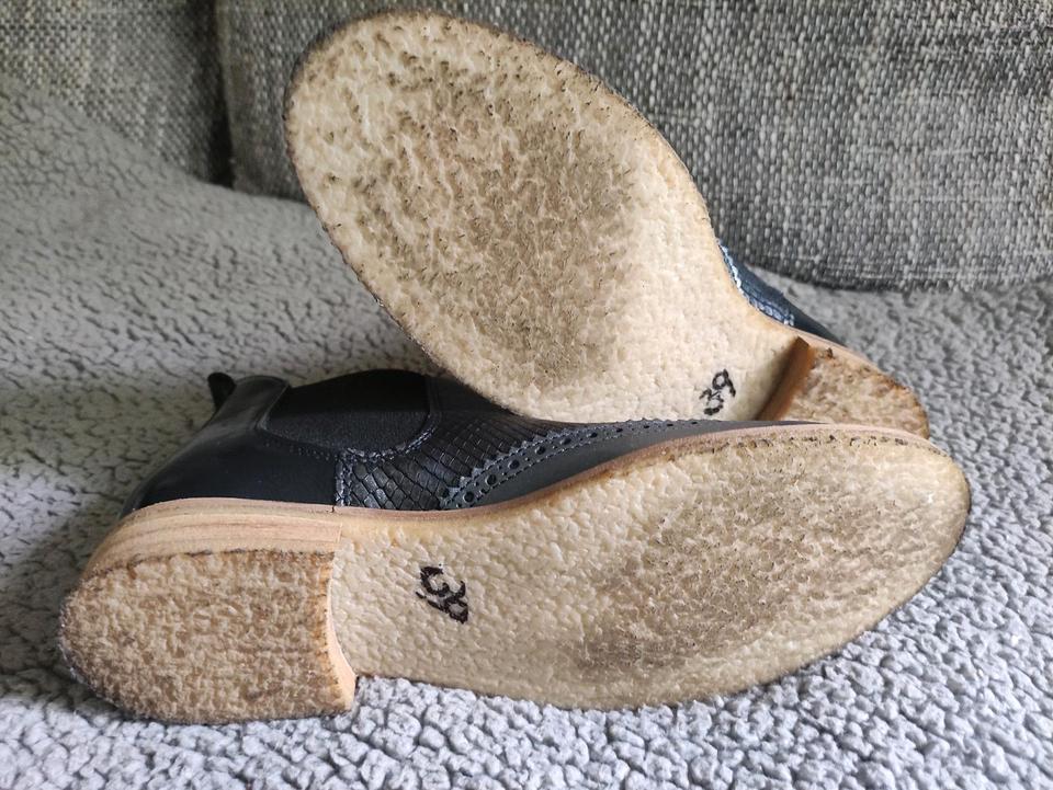 BINKS Shoes blau Croco-Optik hoche Schuh Damen Gr.39 in Hagen