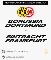 Bvb - Frankfurt 2x Tickets Dortmund - Innenstadt-Ost Vorschau