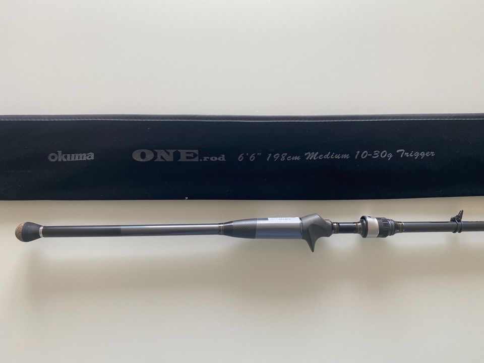 Okuma One Rod Baitcast 10-30 Gr. nur 92Gr. !!! Neu !