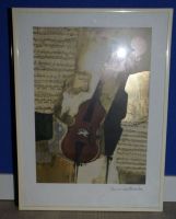 Poster Rosina Wachtmeister, Motiv Geige, im Rahmen 30 x 40 Nordrhein-Westfalen - Bottrop Vorschau