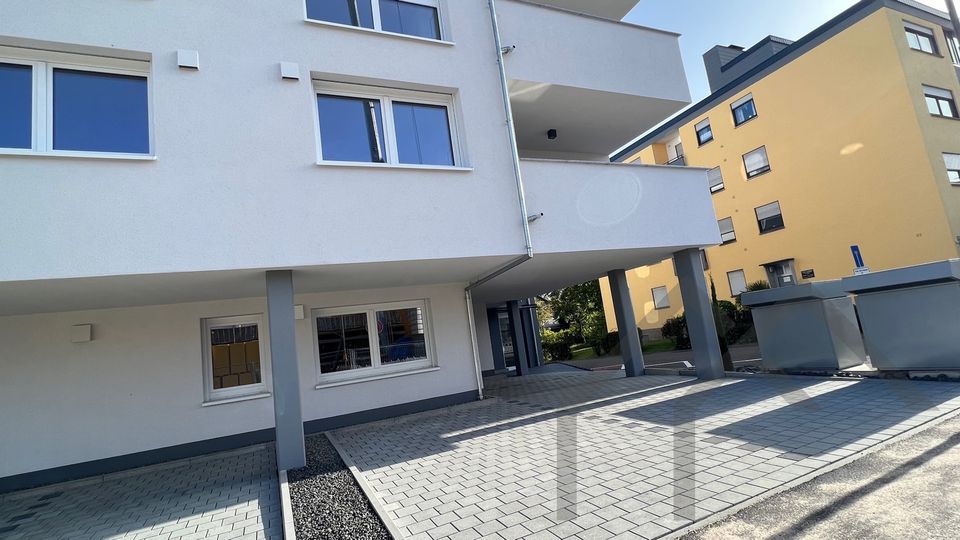 Exklusiver Neubau: 1-Zimmerwohnung mit Balkon im EG in Homburg