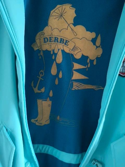 Derbe, Regen - Softshell Mantel, Gr. 38,türkis, selten getragen in Cramme