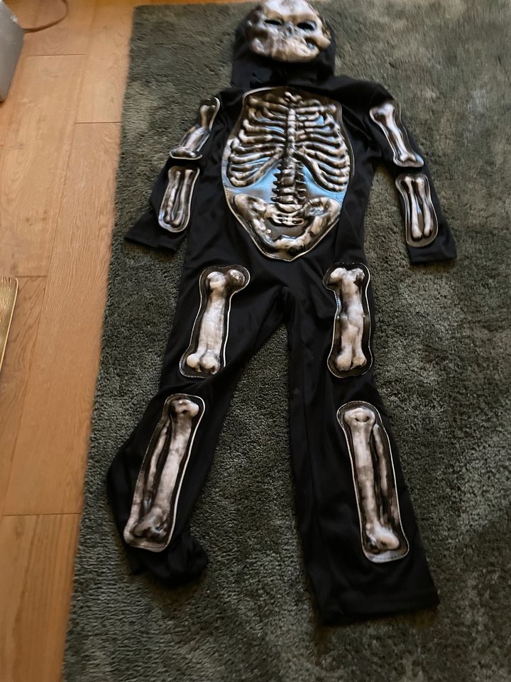 Kostüm Skelett Kinder 7 - 8 Jahre in Düsseldorf