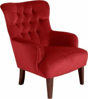 Max Winzer Chesterfield-Sessel Samtvelours Rot UVP 659 € - 3227 Nordrhein-Westfalen - Bad Driburg Vorschau