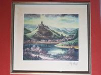 Josef Steib Bild Burg Cochem Mosel Kunst Druck Original signiert Nordrhein-Westfalen - Sankt Augustin Vorschau