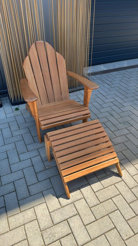 Gloster Premium Andirondack Chair Sessel Teak sehr hoher NP in Seevetal