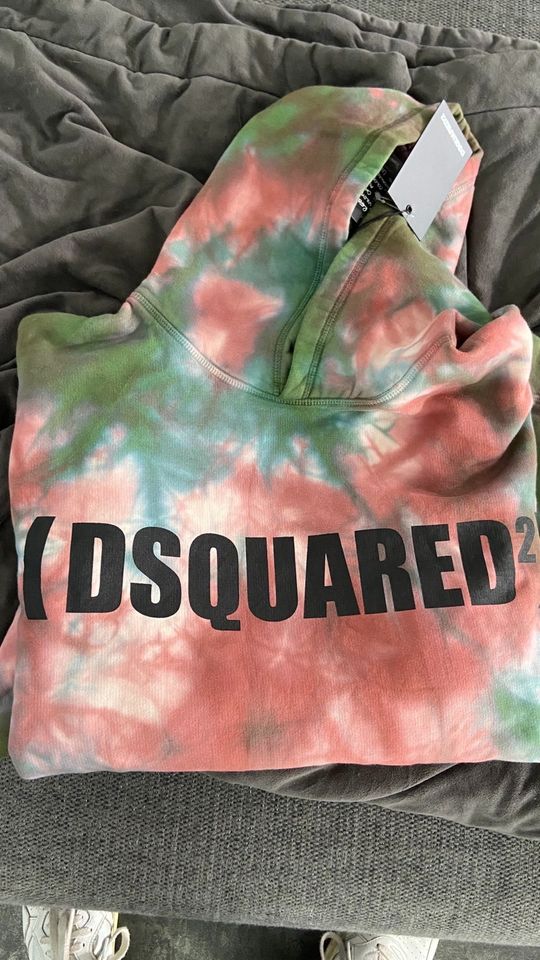 Original Dsquared Hoodie, Pulli, Batik, L, Neu !!! Off White in Köln