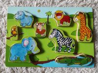 Steckpuzzle, Holzpuzzle mit Tiermotive Bayern - Giebelstadt Vorschau