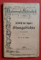 F. von Logau; Sinngedichte Sachsen - Zwickau Vorschau