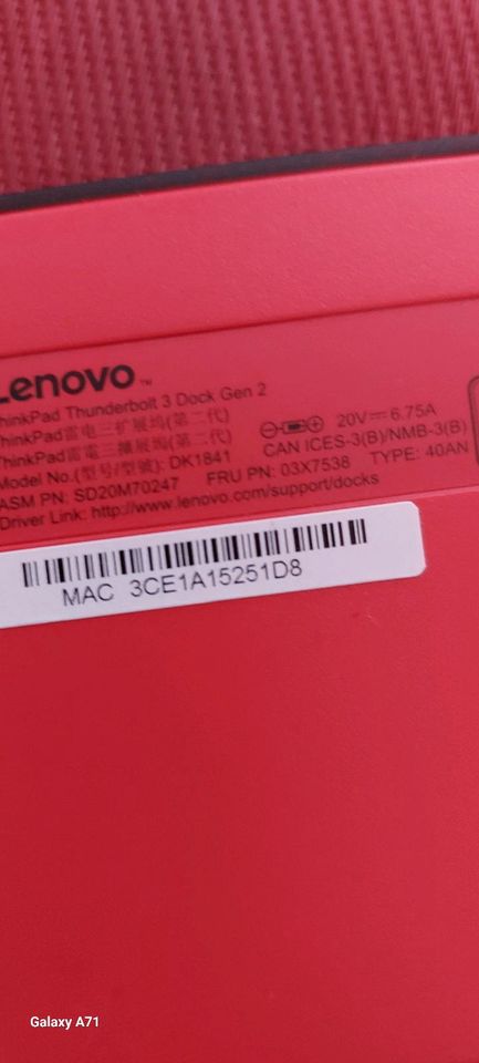 Lenovo ThinkPad Thunderbolt 3 Dock Gen 2 in Mommenheim