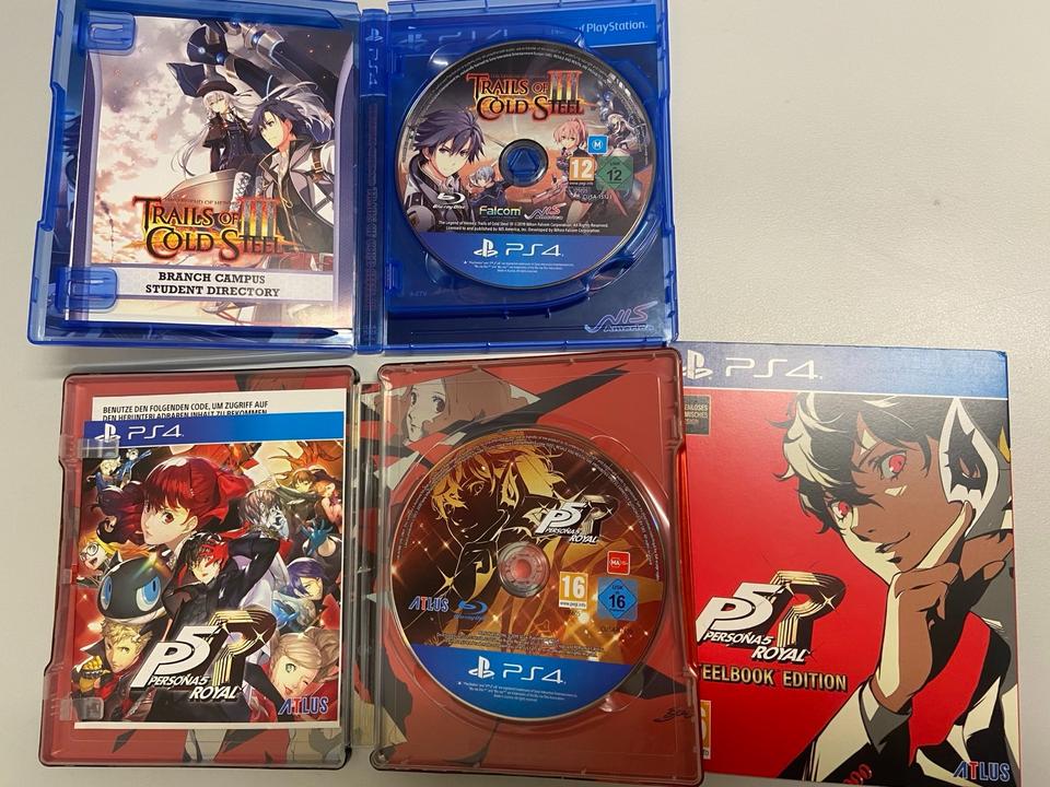 Trials of Cold Steel 3, Persona 5 Royal Steelbook, PS4 Spiele in Berlin