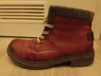 Rieker 74214 * Damen Kurzschaft Stiefel Stiefelette* Rot * Gr. 37 Bayern - Mühldorf a.Inn Vorschau