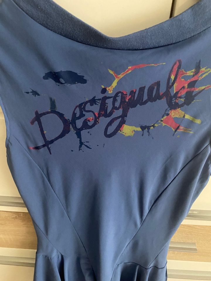 Original Desigual Sommerkleid blau Gr. 36 in Saarbrücken