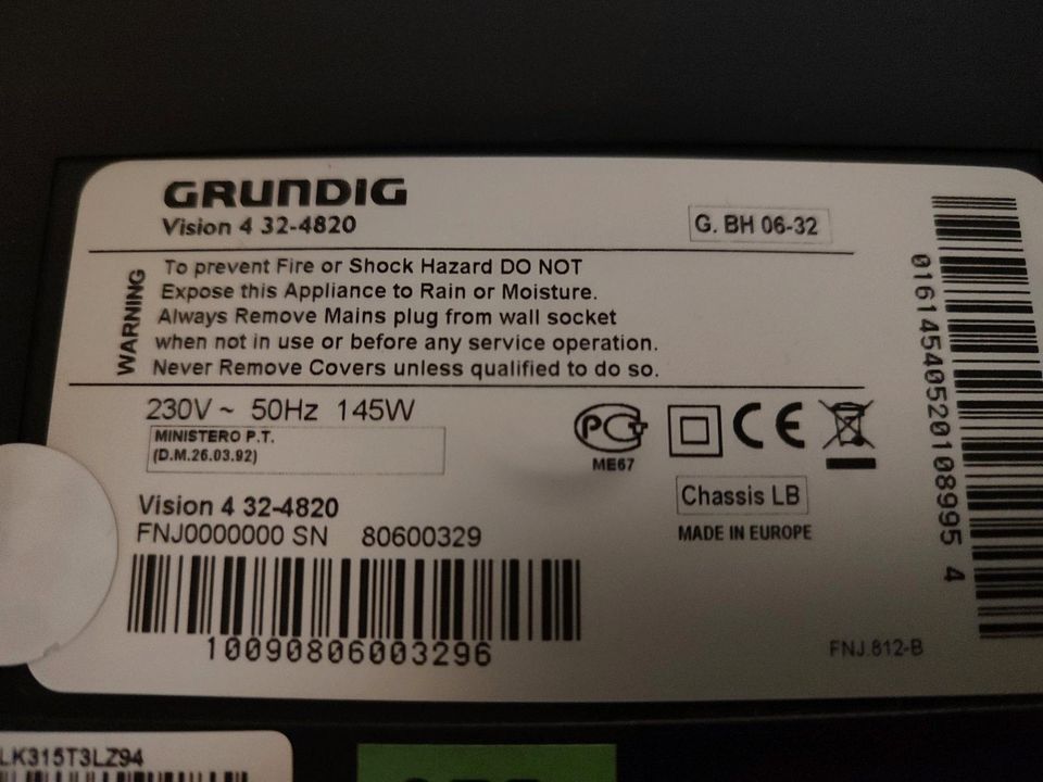 Grundig 32"TV in Ergoldsbach