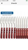 Tramontina Churrasco Steakbesteck Grillbesteck Pizza Besteck 12x Brandenburg - Bestensee Vorschau