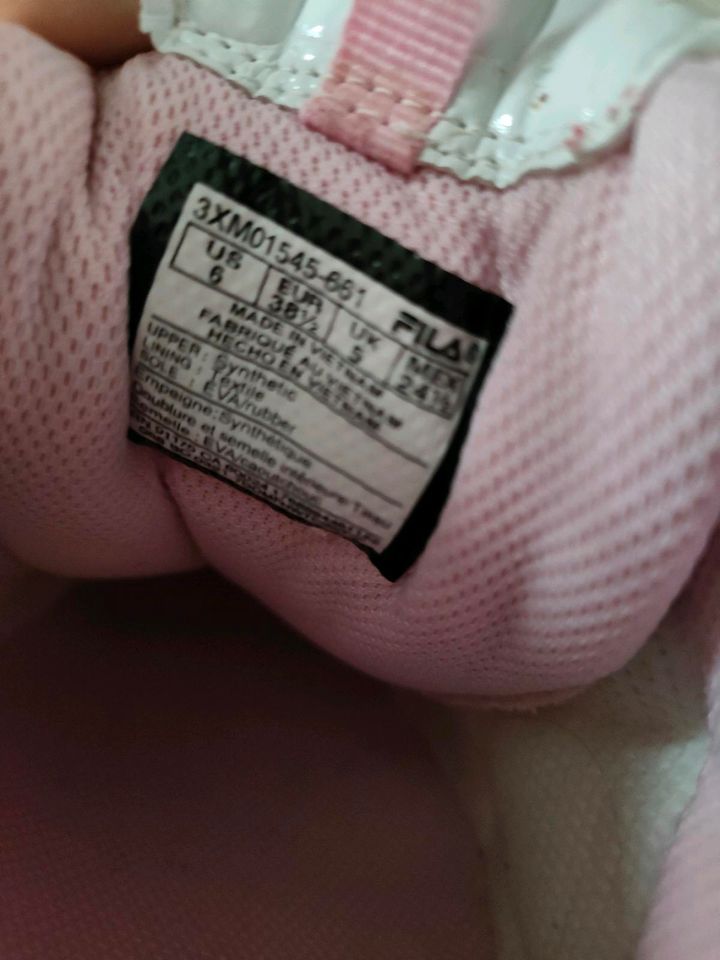 FILA Sneaker rosa rosé, Größe 38,5 in Ketsch