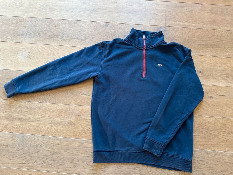 TOMMY HILFIGER PULLOVER blau Gr M in Wöllstein