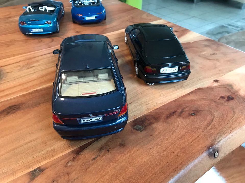 BMW Konvolut Modellautos 1:18 M6 Z3M Cabrio Coupé 6er Reihe 3er in Billigheim