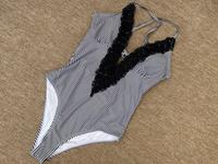Calzedonia Badeanzug S 36 Neu Spitze Top  Streifen Huchting - Grolland Vorschau