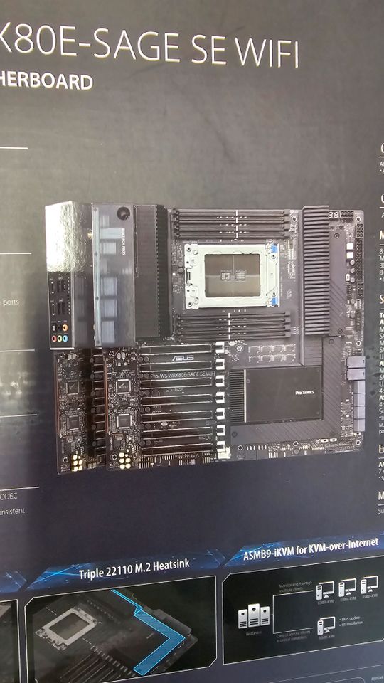 ASUS Pro WS WRX80E-SAGE SE WIFI Workstation Mainboard Hyper M.2 in Berlin