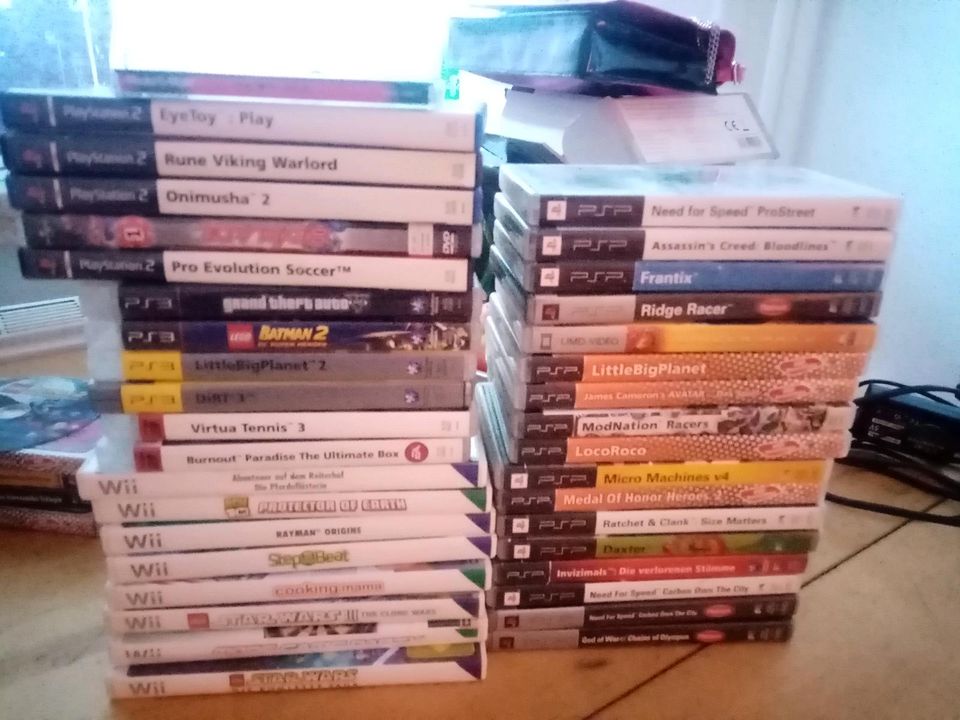 PS 3,PS2, Wii, und PSP. Spiele in Dresden