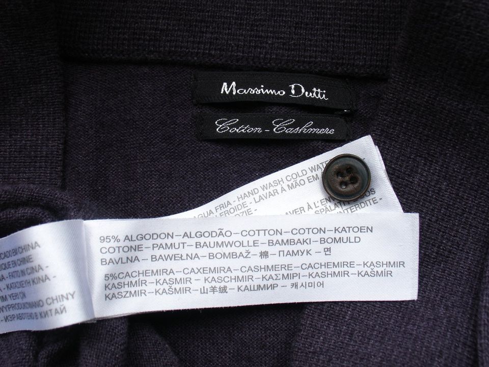 3xMASSIMO DUTTI Hr. Pullover BW-Kaschmire-Seide Gr.L Konvolut in Kiel