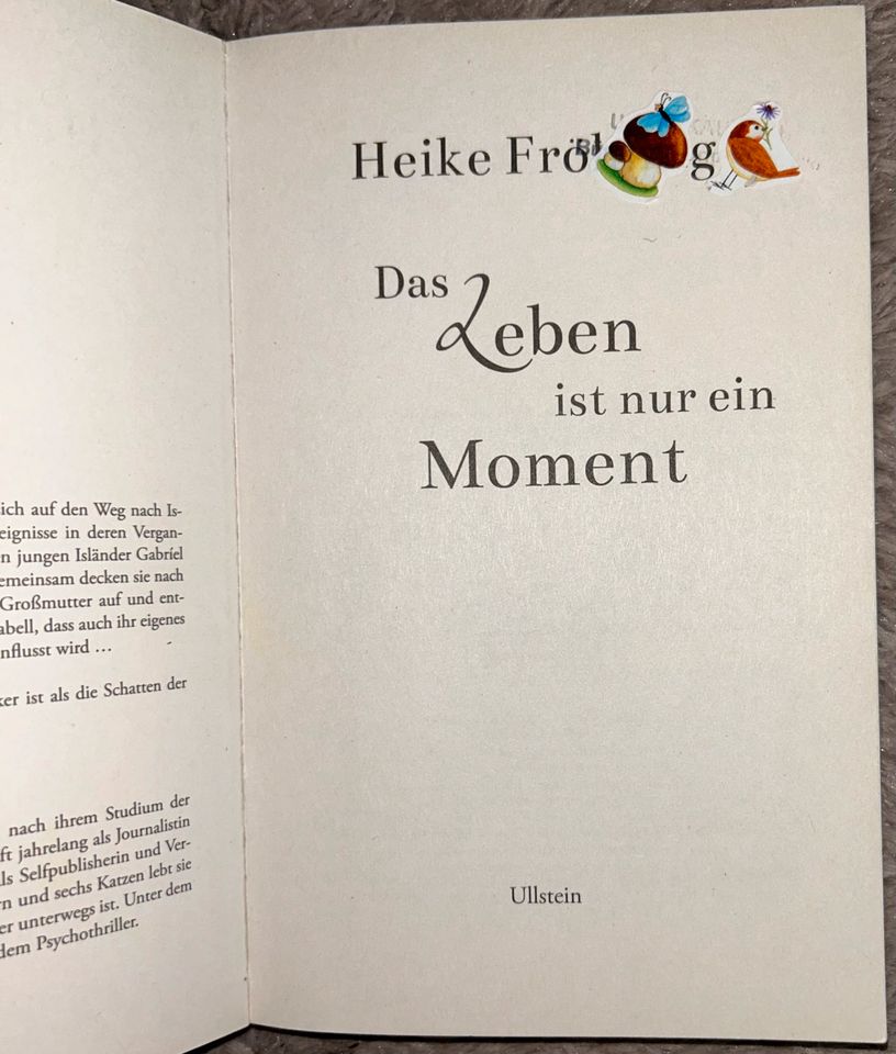 Das Leben ist nur ein Moment Heike Fröhling in Hamburg