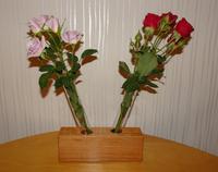2 Reagenzglas Vasen aus Holz Blumen Tischdeko Set4 Sachsen - Radebeul Vorschau